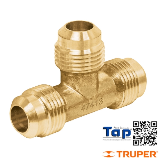 Imagen de TEE UNION LATON 013 1/2" FOSET