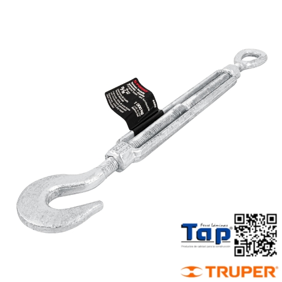 Imagen de TENSOR FORJADO 015 5/8" GANCHO-ARGOLLA FIERO