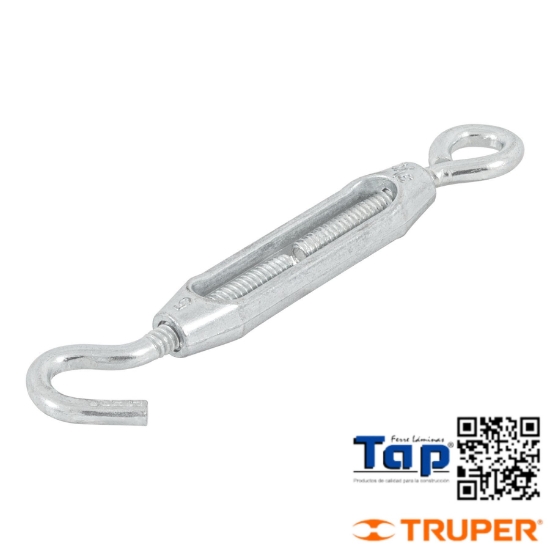 Imagen de TENSOR ZINC 004 3/16" GANCHO-ARGOLLA FIERO