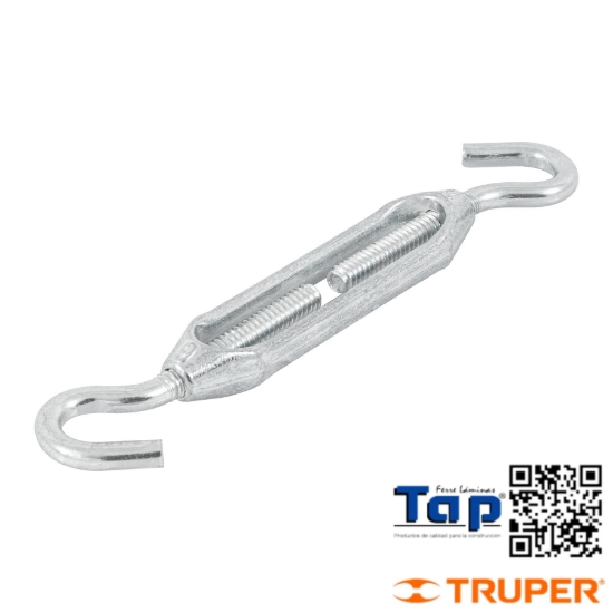 Imagen de TENSOR ZINC 006 1/4" GANCHO-GANCHO FIERO
