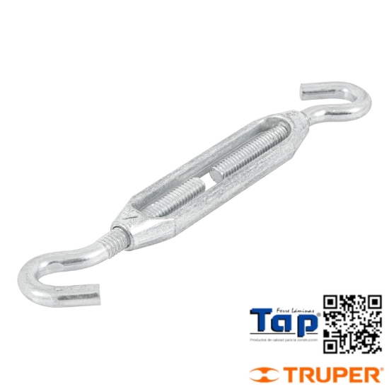 Imagen de TENSOR ZINC 008 5/16" GANCHO-GANCHO FIERO