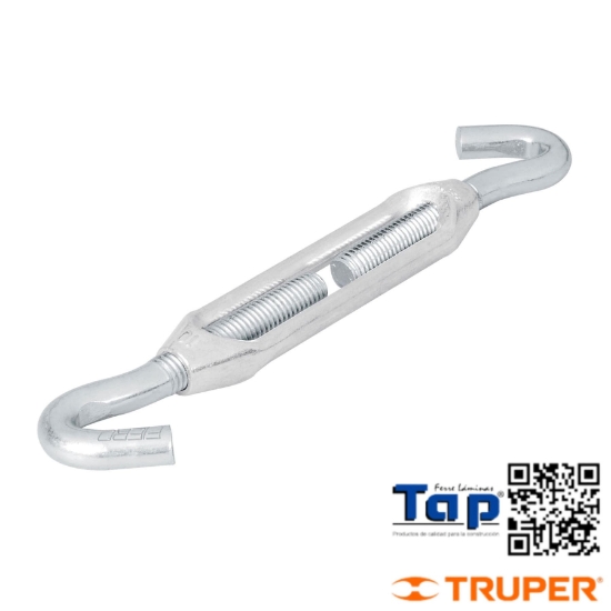 Imagen de TENSOR ZINC 009 3/8" GANCHO-GANCHO FIERO