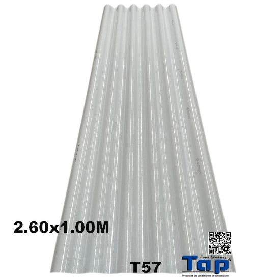 Imagen de LAM PCO T FIB 2.60x1.00 BCO FRIO T57