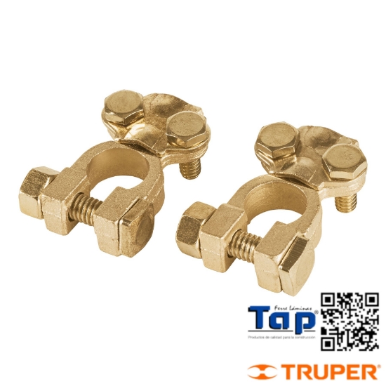 Imagen de TERMINALES LATON POSTE SUPERIOR P BATERIA BLISTER 2 PRETUL