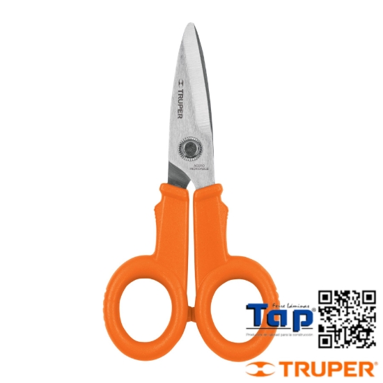 Imagen de TIJERA 137 5-1/2" ACERO INOXIDABLE P ELECTRICISTA TRUPER