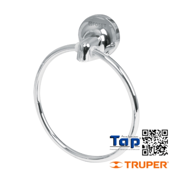 Imagen de TOALLERO ARGOLLA ACERO INOXIDABLE FOSET
