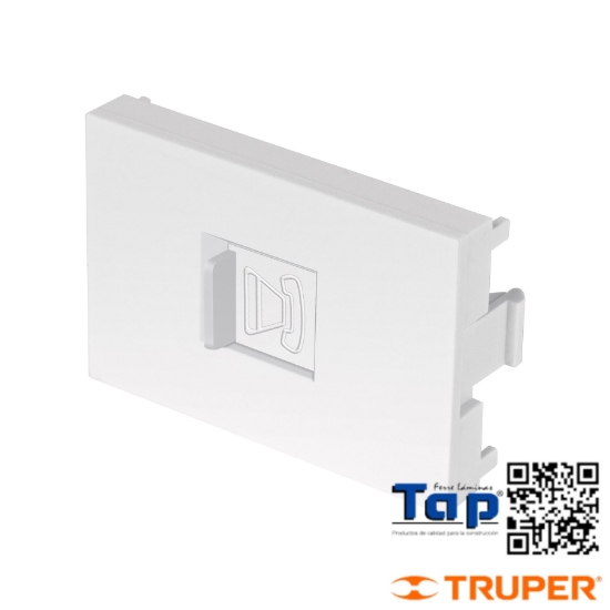 Imagen de TOMA TELEFONO 1.5 MOD LINEA LISBOA BLANCO