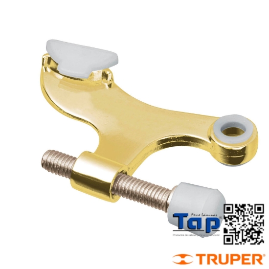 Imagen de TOPE PUERTA P BISAGRA ACA LATON BRILLANTE HERMEX