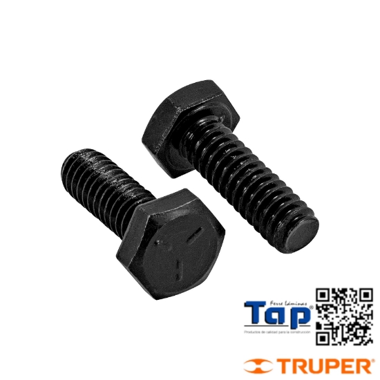 Imagen de TORNILLOS ACERO GRADO 5 006 1/4"X019 3/4" FIERO BOL 100