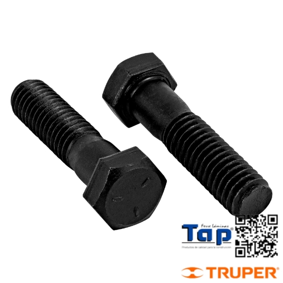 Imagen de TORNILLOS ACERO GRADO 5 009 3/8"X038 1-1/2" BOL 70