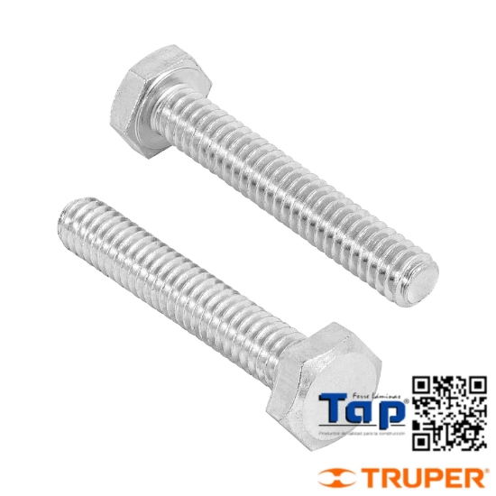 Imagen de TORNILLOS T MQNA  006 1/4"X038 1-1/2" FIERO BOL 80