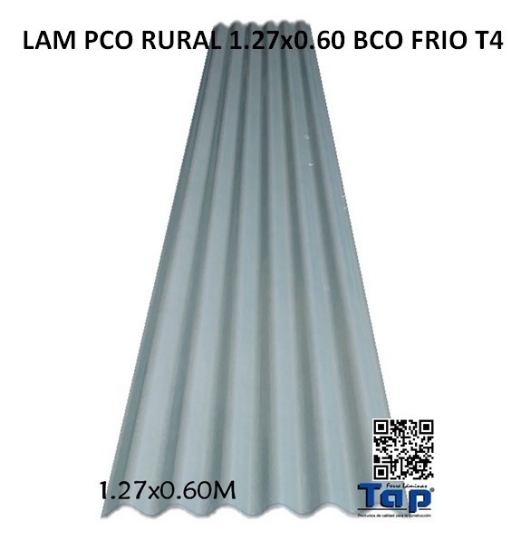 Imagen de LAM PCO RURAL 1.27x0.60 CRISTAL T4