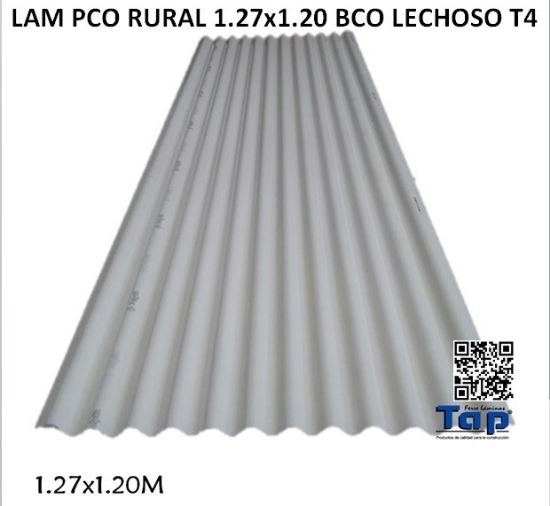 Imagen de LAM PCO RURAL 1.27x1.20 BCO LECHOSO T4