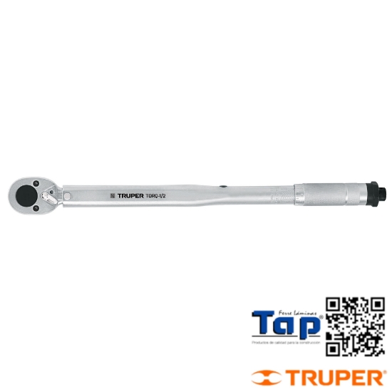 Imagen de TORQUIMETRO TRUENO DOS LECTURAS CUA 013 1/2" TRUPER