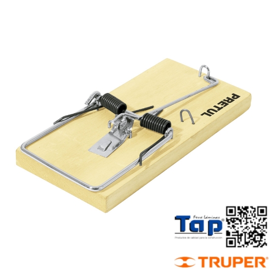 Imagen de TRAMPA MAD 175 7" P RATON PRETUL