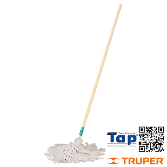 Imagen de TRAPEADOR T MECHUDO 350 G C BASTON 120 CM KLINTEK