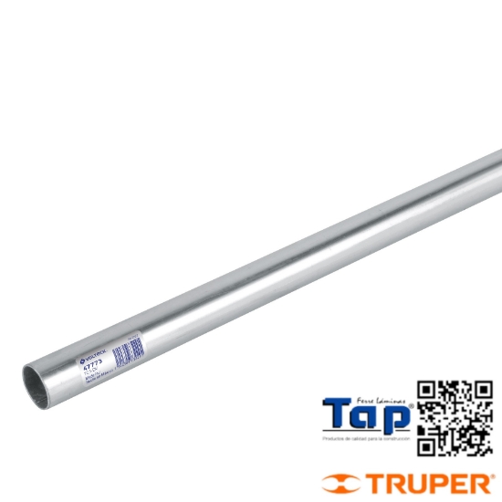Imagen de TUBO CONDUIT 025 1" GALVANIZADO 3 M PARED DELGADA ET. VERDE
