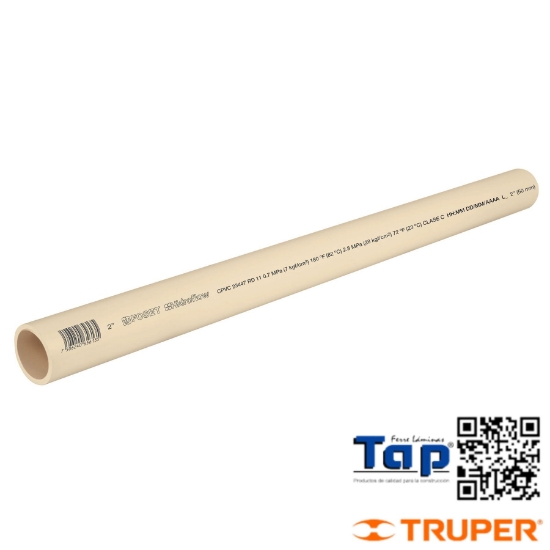 Imagen de TUBO CPVC HIDRAULICO 050 2",RD 11 3 M FOSET