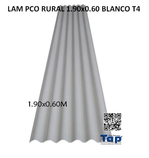 Imagen de LAM PCO RURAL 1.90x0.60 BCO LECHOSO T4