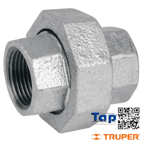 Imagen de TUERCA UNION ACERO GALVANIZADO 013 1/2" FOSET