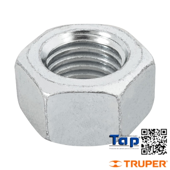 Imagen de TUERCAS HEXA ACERO GALVANIZADO 019 3/4" BOL 15