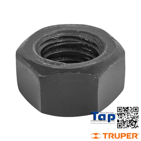 Imagen de TUERCAS HEXA PAVONADAS 009 3/8" GRADO 5 BOL 100