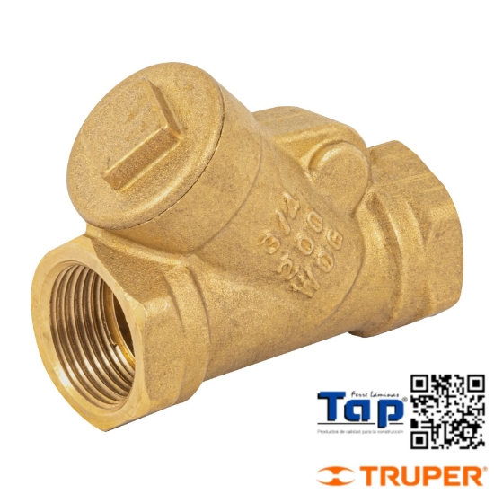 Imagen de VALVULA  CHECK LATON 019 3/4" FOSET