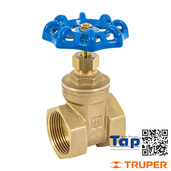 Imagen de VALVULA COMPUERTA LATON ROSCABLE 031 1-1/4" FOSET