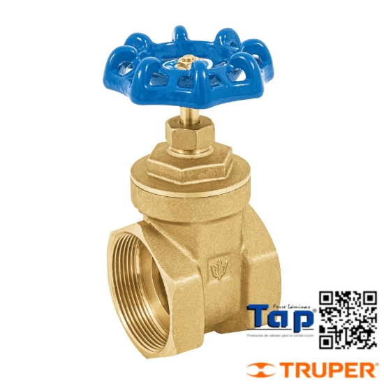 Imagen de VALVULA COMPUERTA LATON ROSCABLE 050 2" FOSET