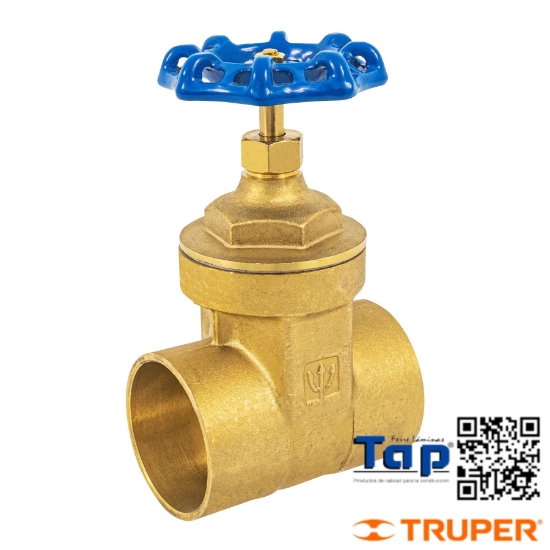 Imagen de VALVULA COMPUERTA LATON SOLDABLE 050 2" FOSET
