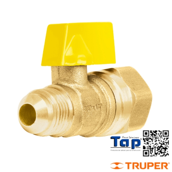 Imagen de VALVULA CONTROL LATON P GAS 009 3/8"X013 1/2" FOSET