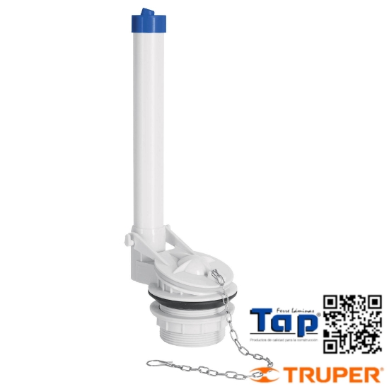 Imagen de VALVULA DESCARGA 050 2" P WC 2 PZAS CADENA INOX FOSET