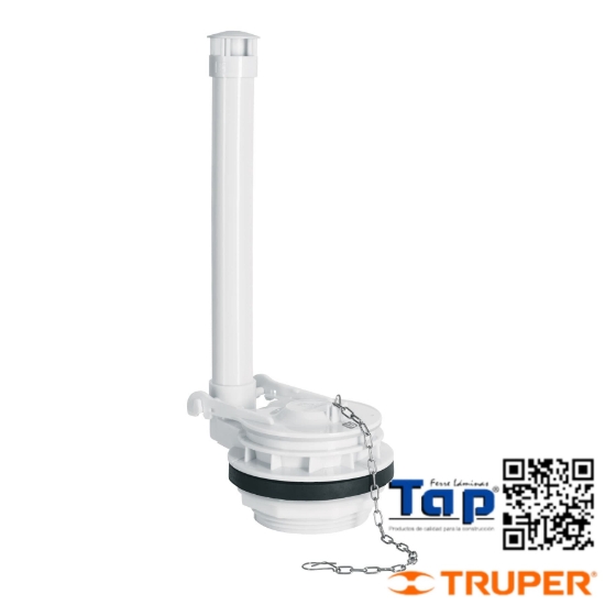 Imagen de VALVULA DESCARGA 075 3" P WC 2 PZAS CADENA INOX FOSET