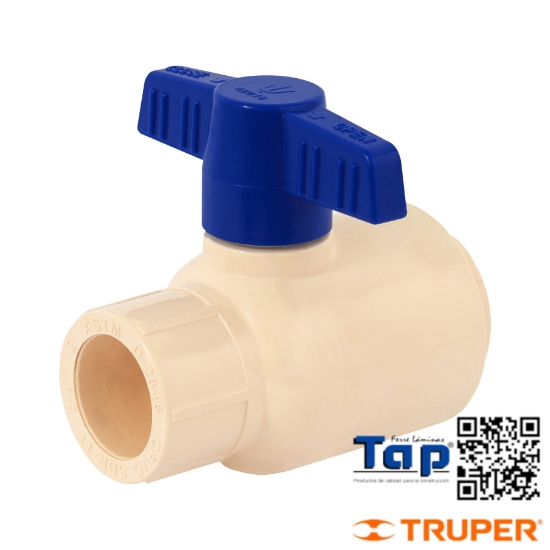 Imagen de VALVULA ESFERA DESMONTABLE CPVC 019 3/4" FOSET