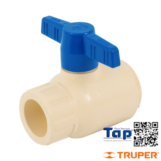 Imagen de VALVULA ESFERA DESMONTABLE CPVC 025 1" FOSET