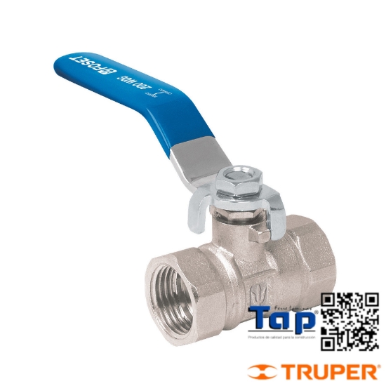 Imagen de VALVULA ESFERA LATON ROSCABLE 013 1/2" FOSET