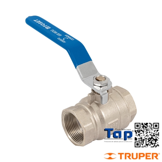 Imagen de VALVULA ESFERA LATON ROSCABLE 031 1-1/4" ALTA PRESION