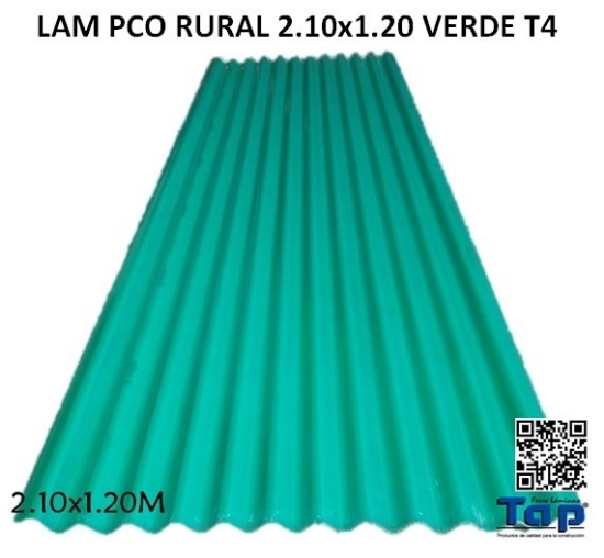 Imagen de LAM PCO RURAL 2.10X1.20 VERDE T4
