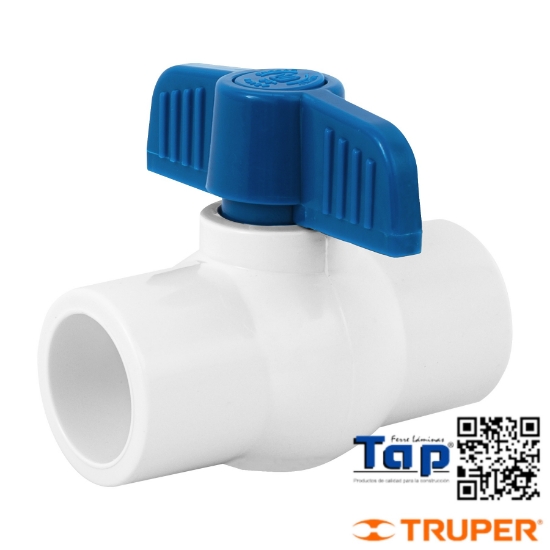Imagen de VALVULA ESFERA PVC 019 3/4" P CEMENTAR FOSET