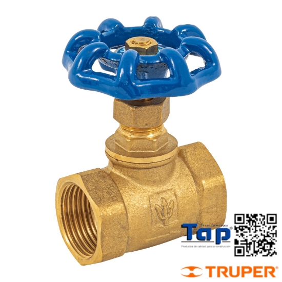 Imagen de VALVULA GLOBO LATON ROSCABLE 019 3/4" FOSET