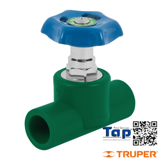 Imagen de VALVULA GLOBO PPR 013 1/2" FOSET
