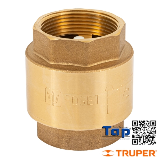 Imagen de VALVULA RETENCION LATON 038 1-1/2" FOSET