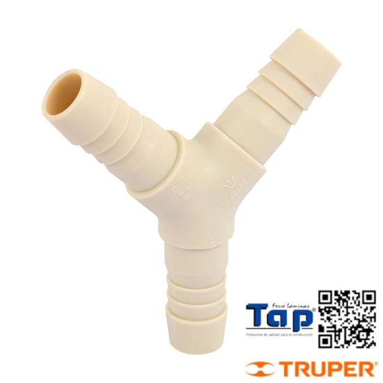 Imagen de YEE INSERCION 013 1/2" POLIPROP FOSET