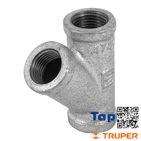 Imagen de YEE SENCILLA 013 1/2" ACERO GALVANIZADO FOSET