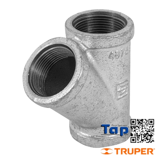 Imagen de YEE SENCILLA 031 1-1/4" ACERO GALVANIZADO FOSET