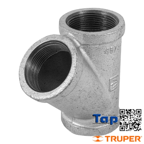 Imagen de YEE SENCILLA 038 1-1/2" ACERO GALVANIZADO FOSET