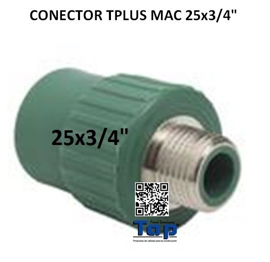 Imagen de CONECTOR TPLUS MAC 25x3/4"