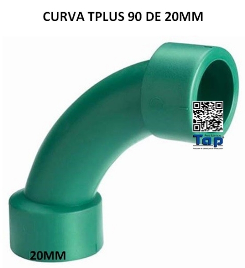 Imagen de CURVA TPLUS 90 DE 20MM