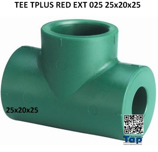 Imagen de TEE TPLUS RED EXT 025 25x20x25