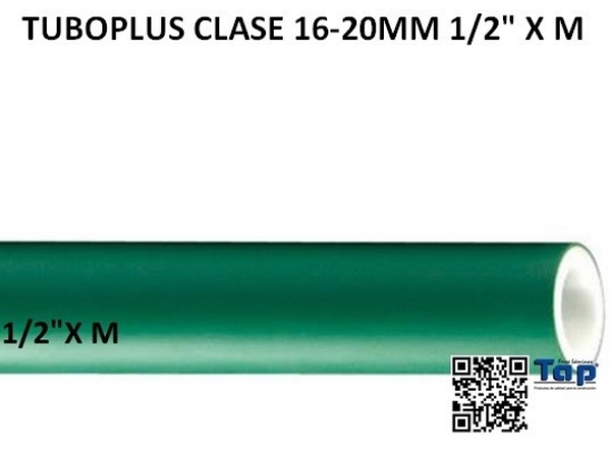 Imagen de TUBOPLUS CLASE 16-20MM 1/2" X M